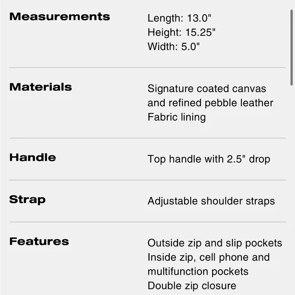 Coach Brown and Black Backpack - Picture 2 of 9